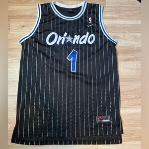 Nike Black and Blue Sports Jersey Orlando Magic Hardaway #1